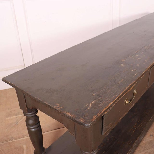 English Painted Potboard Dresser Base For Sale - Image 9 of 13