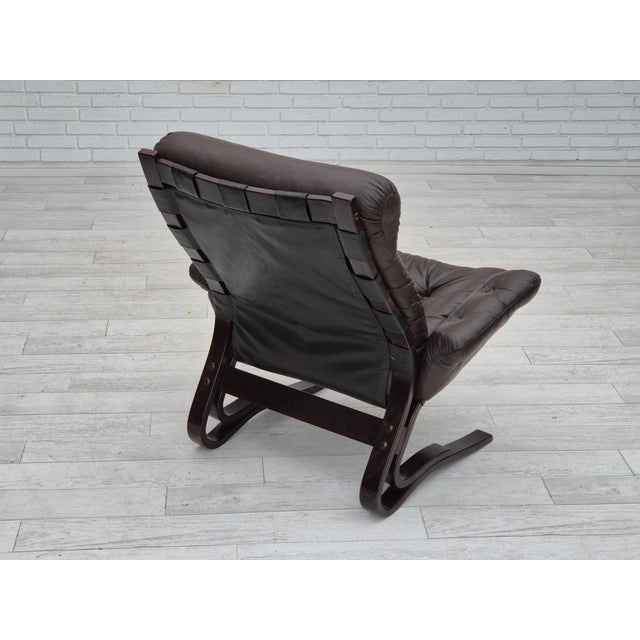 1970s, Scandinavian lounge chair in original very good condition: no smells, no stains and stable construction. Original...