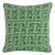 Outdoor Geometric Grass Green Pillow For Sale