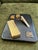 Gold Vintage Dunhill Cigarette Case, Lighter & Tie Clip & Heritage Cufflinks Set, 4-Piece Set For Sale - Image 8 of 12