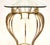 Vintage Italian Brass and Glass Console Table, 1960s For Sale - Image 10 of 12