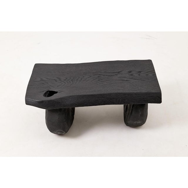 Sculptural Hardwood Stool by Logniture For Sale - Image 12 of 18