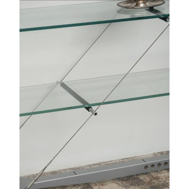 Metal Vintage Bookcase by Xavier Matégot, 1980 For Sale - Image 7 of 9