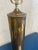 Mid 20th Century Trench Art Style - Artillery Shell Lamp With Square Brass Base For Sale - Image 4 of 8