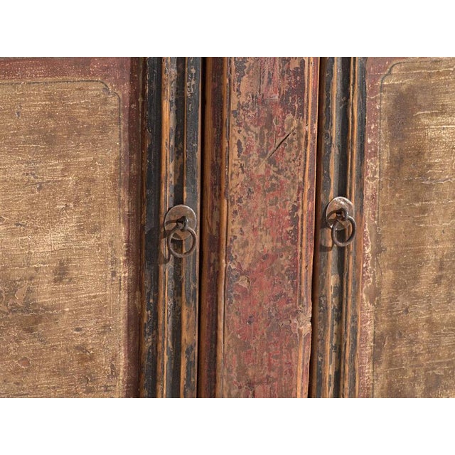 Vintage Chinese Sideboard in Elm, 1930 For Sale - Image 6 of 12