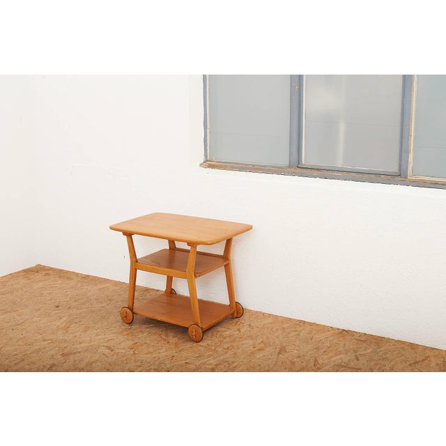 Serving Stand in Elm by Jacob Müller for Wohnhilfe, 1940s For Sale - Image 9 of 10