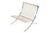 Mid Century Cream Barcelona Chairs by Mies Van Der Rohe for Knoll, 1980s For Sale - Image 17 of 18