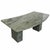 This desk is cut from a single solid slab of Verde Maritaca premium granite, custom-fabricated at the stone yard. The 84”...