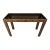 Vintage Henredon Faux Tortoiseshell & Smoked Glass Console Table - Circa 1970's For Sale