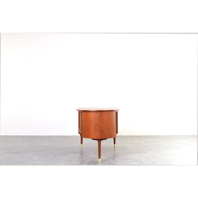 1960s Mid-Century Modern Organic Teak Desk from Sola Møbler, 1960s For Sale - Image 5 of 17