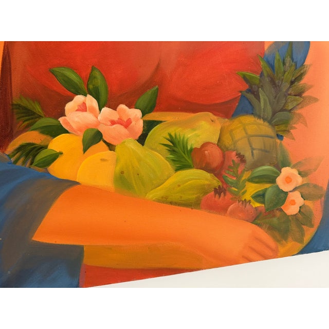 2010s Post Impressionist Original Painting by Naoko Paluszak For Sale - Image 5 of 6