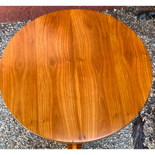 Vintage Biedermeier Cherry Wine Table For Sale In New York - Image 6 of 9