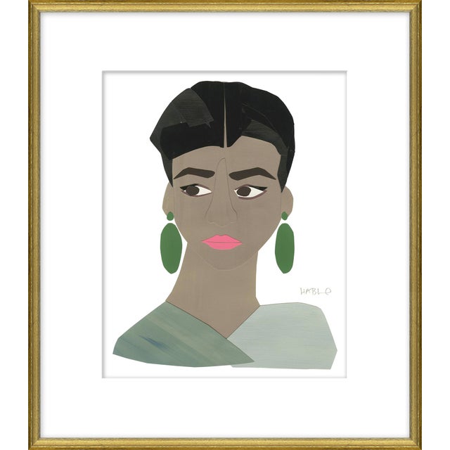 Paper Portrait Series by Susan Hable, Set of 10 For Sale - Image 7 of 12