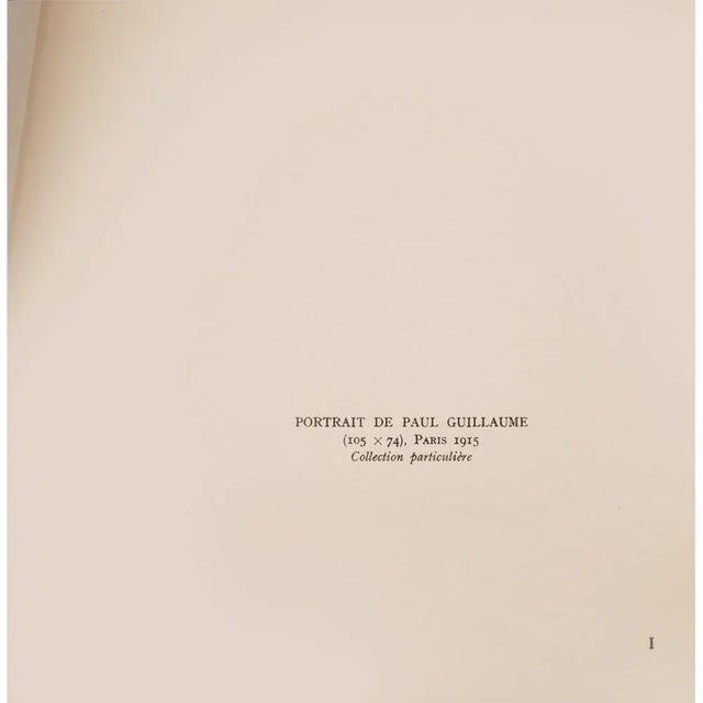 1940s 1947 After Amedeo Modigliani "Portrait of Paul Guillaume", First Edition Parisian Lithograph For Sale - Image 5 of 8