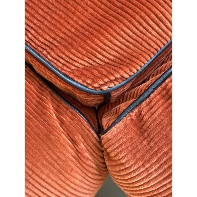 Vintage Italian Landeau Corduroy 9-Pieces Modular Sofa by Mario Bellini for Cassina, 1970s For Sale - Image 9 of 18