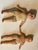 Two antique cca 1900 dolls with composite parts and rag bodies, some distressed finish. Great collectible and decorative...