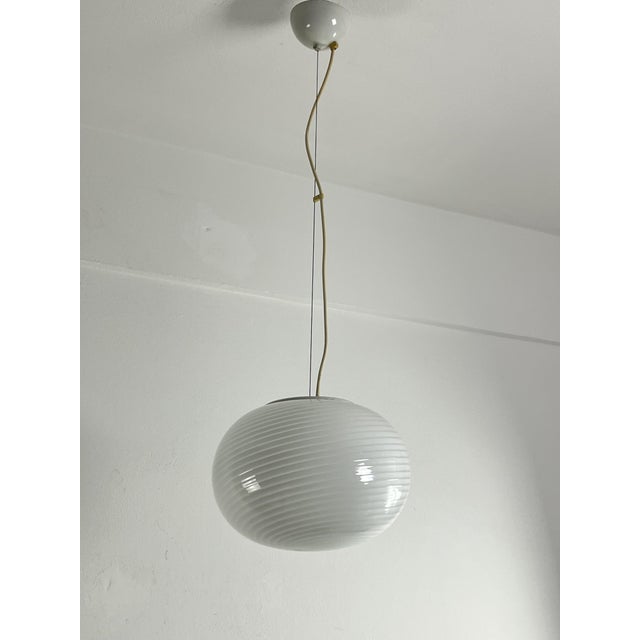 Murano Glass Spiral Pendant Lamp from De Majo, 1960s For Sale - Image 16 of 16