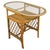 Vintage Coastal Rattan Bistro Table & Chairs Set, New Tropical Fabric, 1970s For Sale - Image 12 of 13