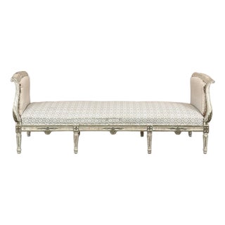 19th Century Swedish Gustavian Painted Canape ~ Daybed ~ Settee For Sale