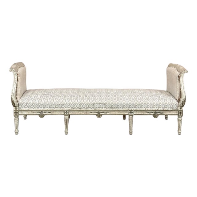 19th Century Swedish Gustavian Painted Canape ~ Daybed ~ Settee For Sale