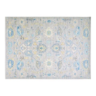 New Indian Professional Hand Knotted Wool Rug, 10'2x14 For Sale