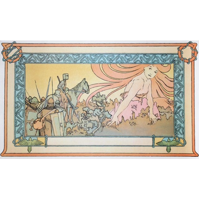 Soldiers Dream Alphonse Mucha Year: 1982 Size: 23 in. x 38 in. Lithograph Poster 5000 Alphonse Mucha's print depicts a...