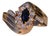 1980s The Osborne Park: Yellow Gold Sapphire and Diamond Designer Ring, Size 10 For Sale