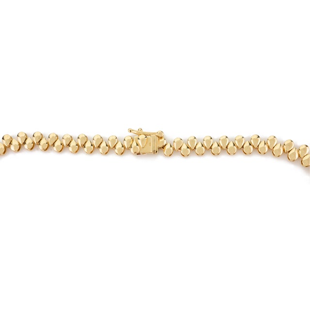 Metal Pear Cut 10.86 Ctw Ruby Gemstone Choker Necklace For Sale - Image 7 of 12