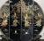 Chinoiserie Vintage Chinoiserie Black Lacquer Room Divider Screen For Sale - Image 3 of 12