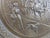 English Vintage English Embossed Brass Wall Charger With Horse-Drawn Coach Scene, 23" For Sale - Image 3 of 15