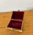 Vintage Bone and Brass Velvet Lined Trinket Box For Sale - Image 4 of 8