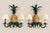 Offered is a vintage pair of Currey & Company wall lights. These pineapple wall lights were acquired from a Naples estate.