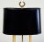 Mid 20th Century Vintage French Style Wood and Brass Bouillotte Table Lamp For Sale - Image 5 of 7