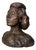 Antique Carved Wooden Female Bust For Sale
