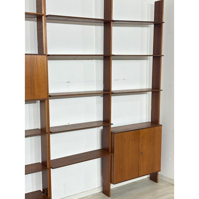 Mid-Century Modern Modular Wall Shelf in Teak by Interna-Peter Pedrides, 1960s For Sale - Image 13 of 18