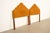 1960s Grosfeld House Style Mid-Century Hollywood Regency Tufted Velvet Upholstered Twin Headboards, Pair For Sale - Image 5 of 13