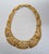 Vintage Signed Napier Goldtone Openwork Wavy Link Collar Necklace For Sale - Image 10 of 16