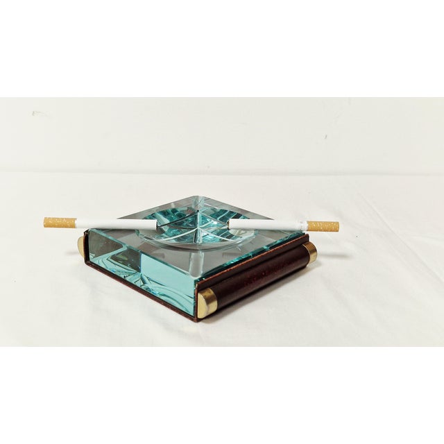 Vintage Crystal Ashtray by Mazareno Gabrielli, 1970s For Sale - Image 11 of 13