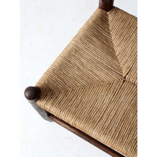 Antique Rush Seat Chair For Sale - Image 10 of 10