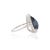 Metal Victorian Natural 18k White Gold 8.42ct Blue Sapphire & Diamond Art Deco Ring Size 4 For Sale - Image 7 of 17