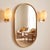 Pair of Mid-Century-Modern Murano glass and brass sconces, Barovier & Toso style Italy 1980s. Two pairs available. Set of...