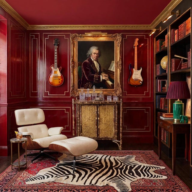 “A true one-of-a-kind statement piece, hand-painted by a master artisan to achieve an unparalleled depth of color and...