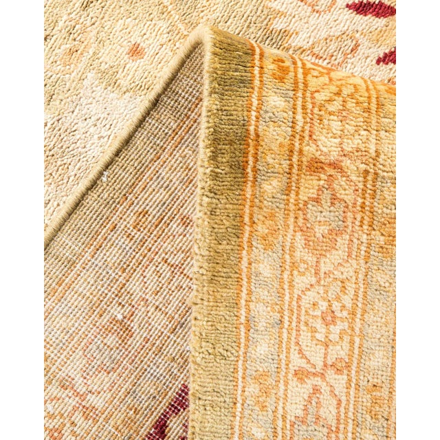 Vintage Traditional Hand Knotted Wool Area Rug, Olive - 8'0" X 10'2" For Sale In New York - Image 6 of 9