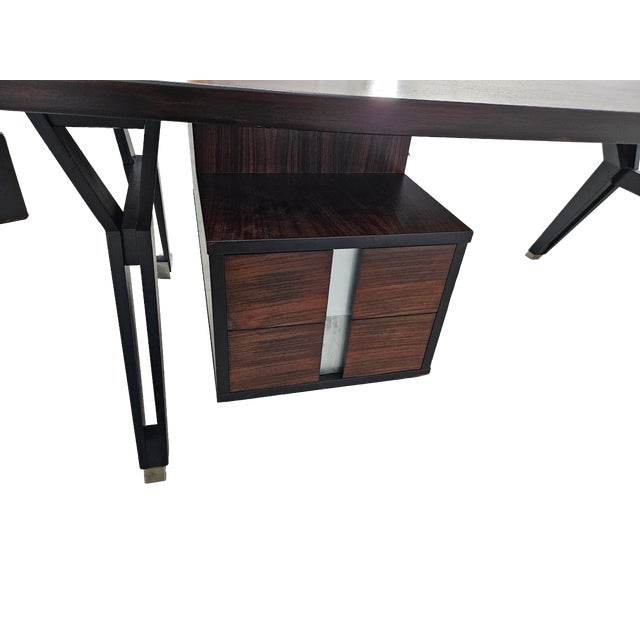 Ico Parisi Rosewood Desk for Mim, Italy, Circa 1958 For Sale - Image 13 of 18
