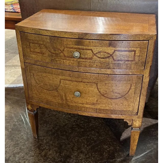 1990s Hand Made Italian Walnut Chest of Drawers For Sale - Image 13 of 13