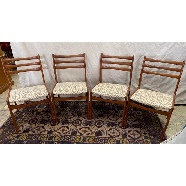 1960s Danish Modern Teak Chairs - Set of 4 For Sale - Image 13 of 13