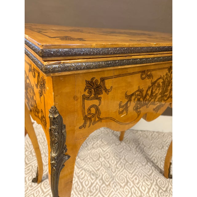 Early Twentieth Century Louis XV Style Games Table For Sale - Image 9 of 10