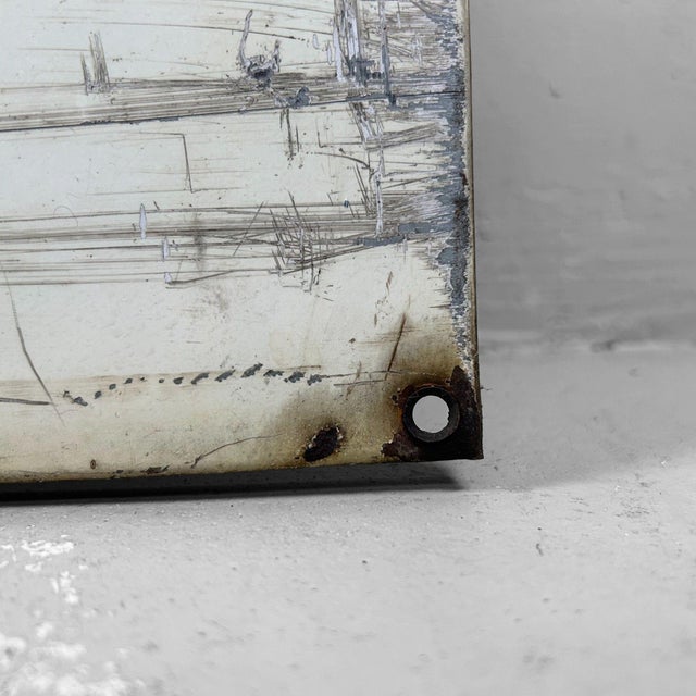 Esso Diesel Sign in Enamel from Plastemal, Nivelles, 1968 For Sale - Image 9 of 11