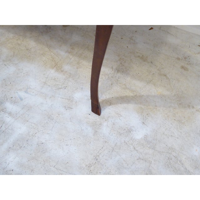 Rustic European Antique French Louis XV Walnut Side Table For Sale - Image 3 of 5