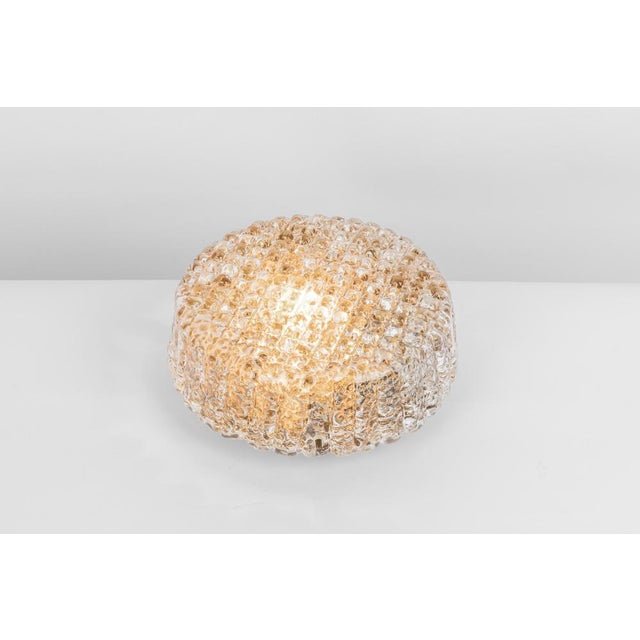 Petite Murano Amber Wall Light attributed to Hillebrand, Germany, 1970s For Sale - Image 4 of 15
